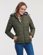 Ladies' Hooded Nano Jacket – Image 2