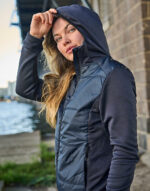 Womens Hybrid-Stretch Hooded Jacket – Image 2