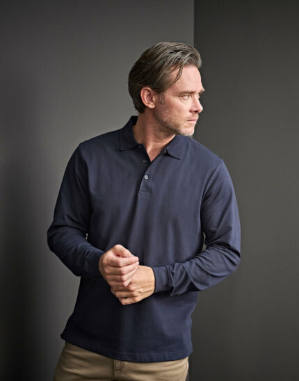 Luxury LS Stretch Polo