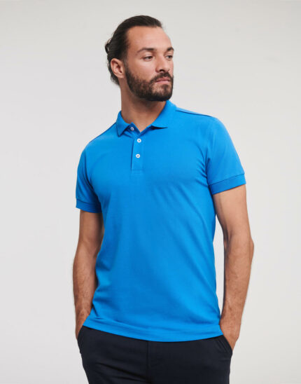 Men's Fitted Stretch Polo