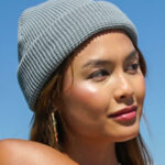 Recycled Yarn Waffle Knit Beanie