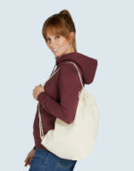 Cotton Backpack Single Drawstring – Image 2