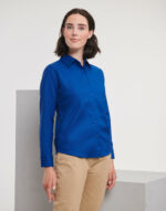 Ladies' Classic Oxford Shirt LS – Image 3