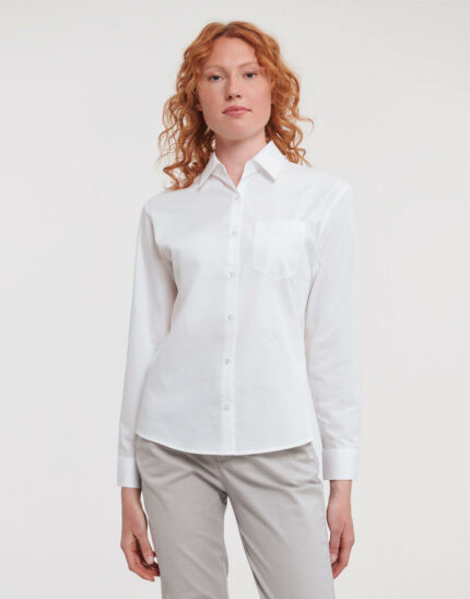 Poplin Blouse LS