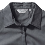 Ladies’ Short Sleeve Classic Twill Shirt – Image 6