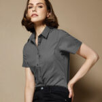 Women's Tailored Fit Poplin Shirt SSL