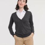 Ladies’ V-Neck Knitted Cardigan