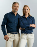 Long Sleeve Classic Twill Shirt – Image 4