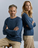 Ladies' Crew Neck Knitted Pullover – Image 4