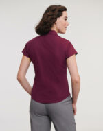 Fitted Short Sleeve Blouse – Image 3