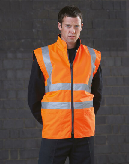 Fluo Fleece Reversible Bodywarmer