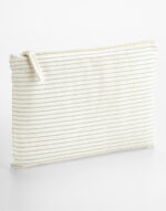 Striped Organic Cotton Accessory Pouch – Image 4