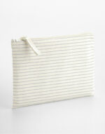 Striped Organic Cotton Accessory Pouch – Image 5