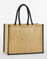 Natural Starched Jute Classic Shopper – Image 6
