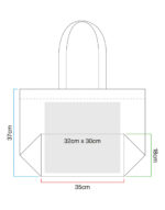 Natural Starched Jute Classic Shopper – Image 5