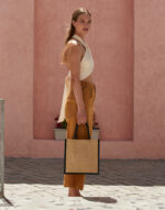 Natural Starched Jute Midi Tote – Image 2