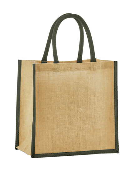 Natural Starched Jute Mini Gift Bag