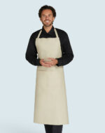 AMSTERDAM Bib Apron with Pocket