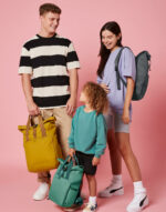 Recycled Twin Handle Roll-Top Laptop Backpack – Image 3