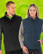 Men's Recycled 2-Layer Printable Softshell B/W – Image 2