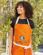 SANTORINI - Contrasted Bib Apron with Pocket – Image 6