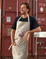 AMSTERDAM - Recycled Bib Apron with Pocket – Image 5