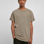 Acid Washed Round Neck Tee