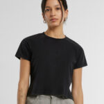 Ladies Vintage Cropped Tee