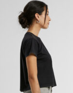 Ladies Vintage Cropped Tee – Image 3