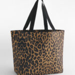 Leopard Print Carryall Tote Bag