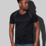 Męski T-shirt Active 140 Team Raglan