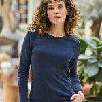 T-Shirt Damski z długim rękawem Interlock