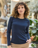 T-Shirt Damski z długim rękawem Interlock