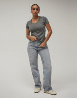 Damski T-shirt Triblend - obrazek 4