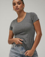 Damski T-shirt Triblend - obrazek 3