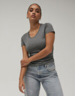 Damski T-shirt Triblend - obrazek 2