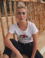 Damski Tshirt Vintage z logo Fruit (duże) - obrazek 2