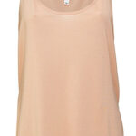 Damski Tank Top Flowy Side Slit