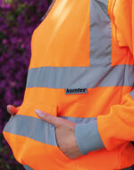 Odblaskowa bluza z kapturem Hi-Vis "Cork" - obrazek 4