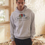 Bluza z kapturem Vintage z logo Fruit (duże)