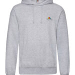 Bluza z kapturem Vintage z logo Fruit (małe)