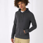 Bluza z kapturem na zamek Organic Inspire