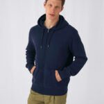 Bluza na zamek z kapturem KING