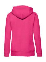 Damska bluza z kapturem na zamek - obrazek 3