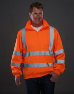 Bluza Fluo 1/4 Zip - obrazek 3