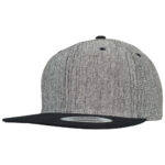 Czapka z daszkiem Melange Solid Snapback