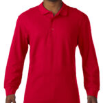 Męskie polo Premium Double Piqué LS