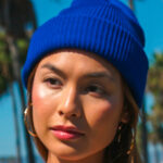 Czapka Recycled Yarn Ribbed Knit
