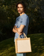 Torba midi Tote z bawełnianą kieszenią - obrazek 2