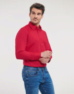 Koszula popelinowa z długimi rękawami - obrazek 2